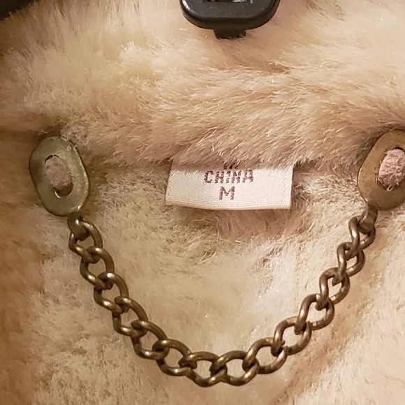 Synergy Ventage Suede Jacket with Faux Fur Lining - Picture 7 of 11